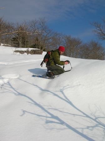 Noah taking photos of tracks